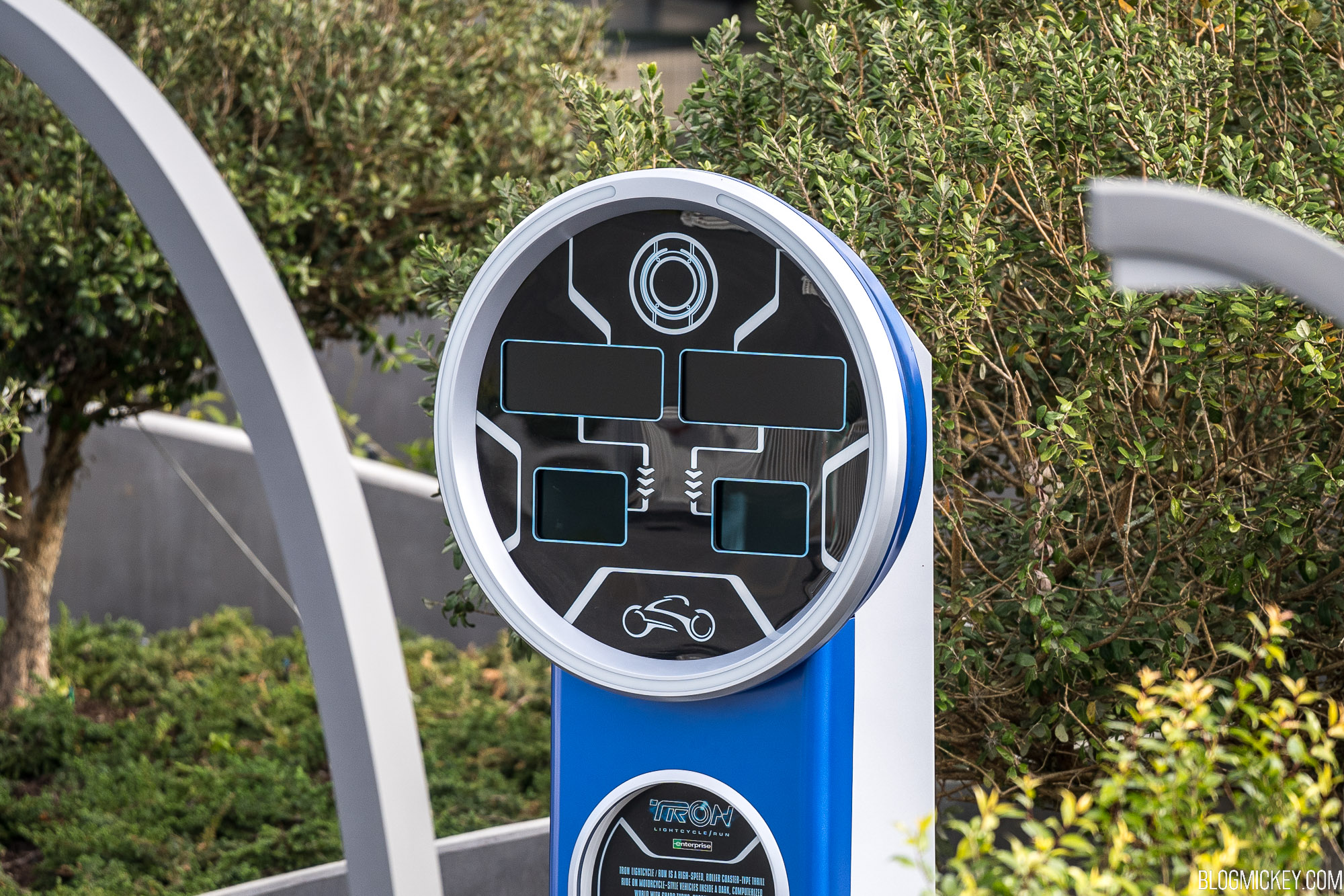 TRON Lightcycle Run Wait Time Sign Revealed at Magic Kingdom