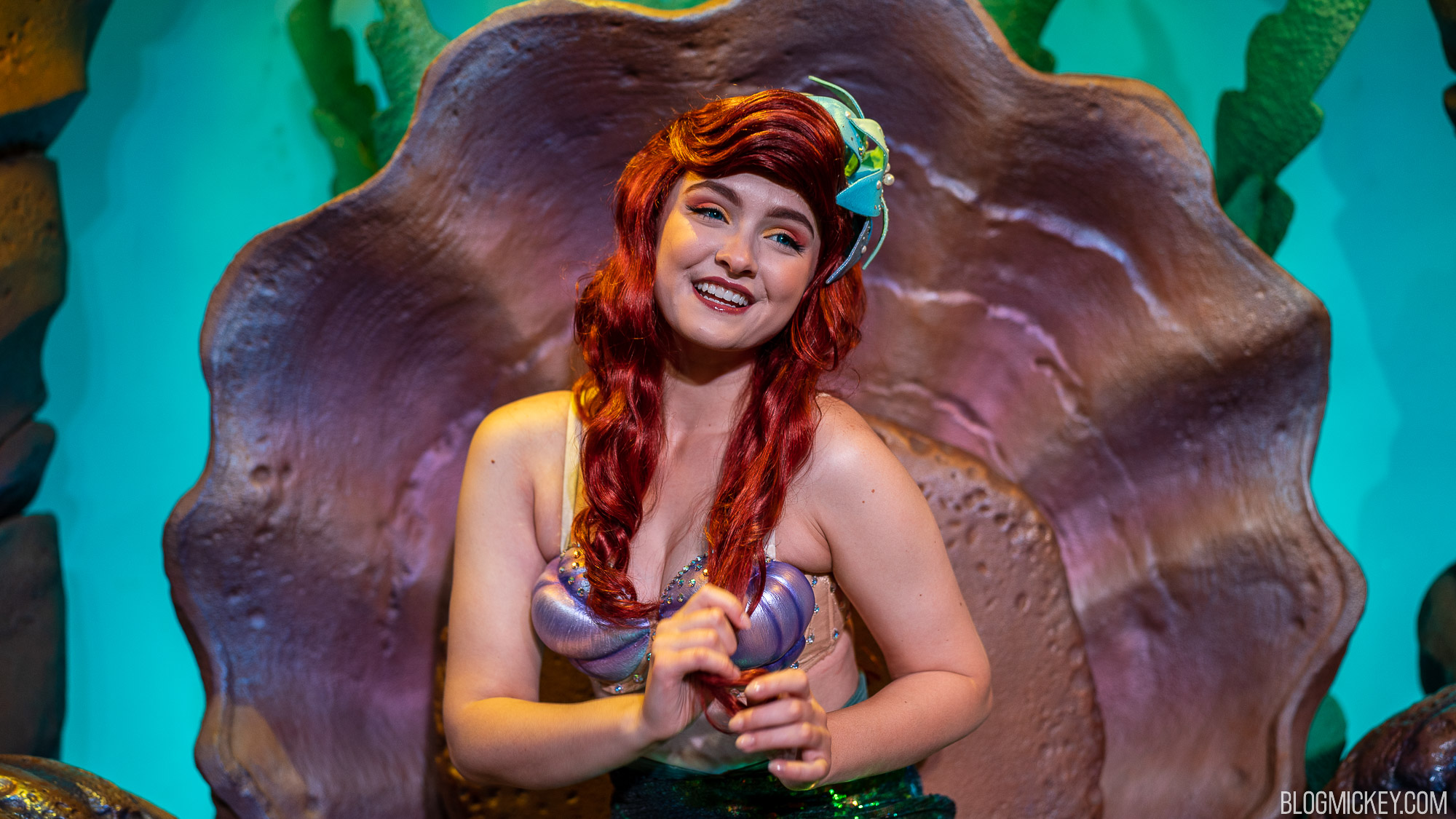 Ariel's Grotto Little Mermaid Meet \u0026 Greet Reopens at Magic Kingdom, image size:2000x1125