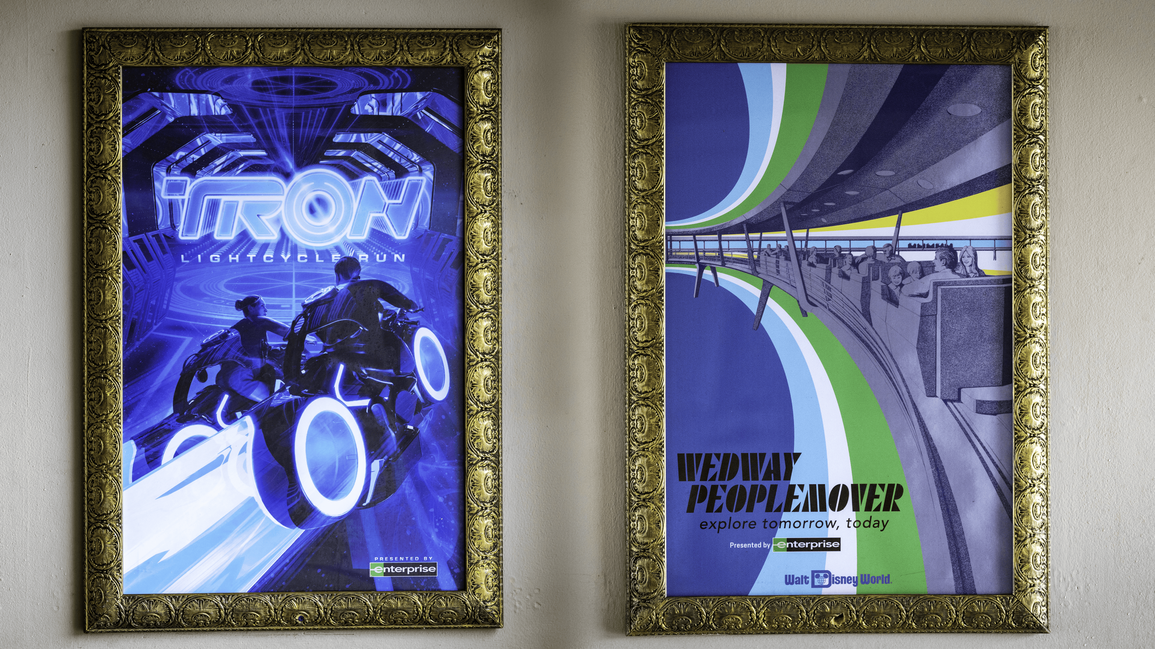 New TRON Lightcycle Run & PeopleMover Attraction Posters Debut