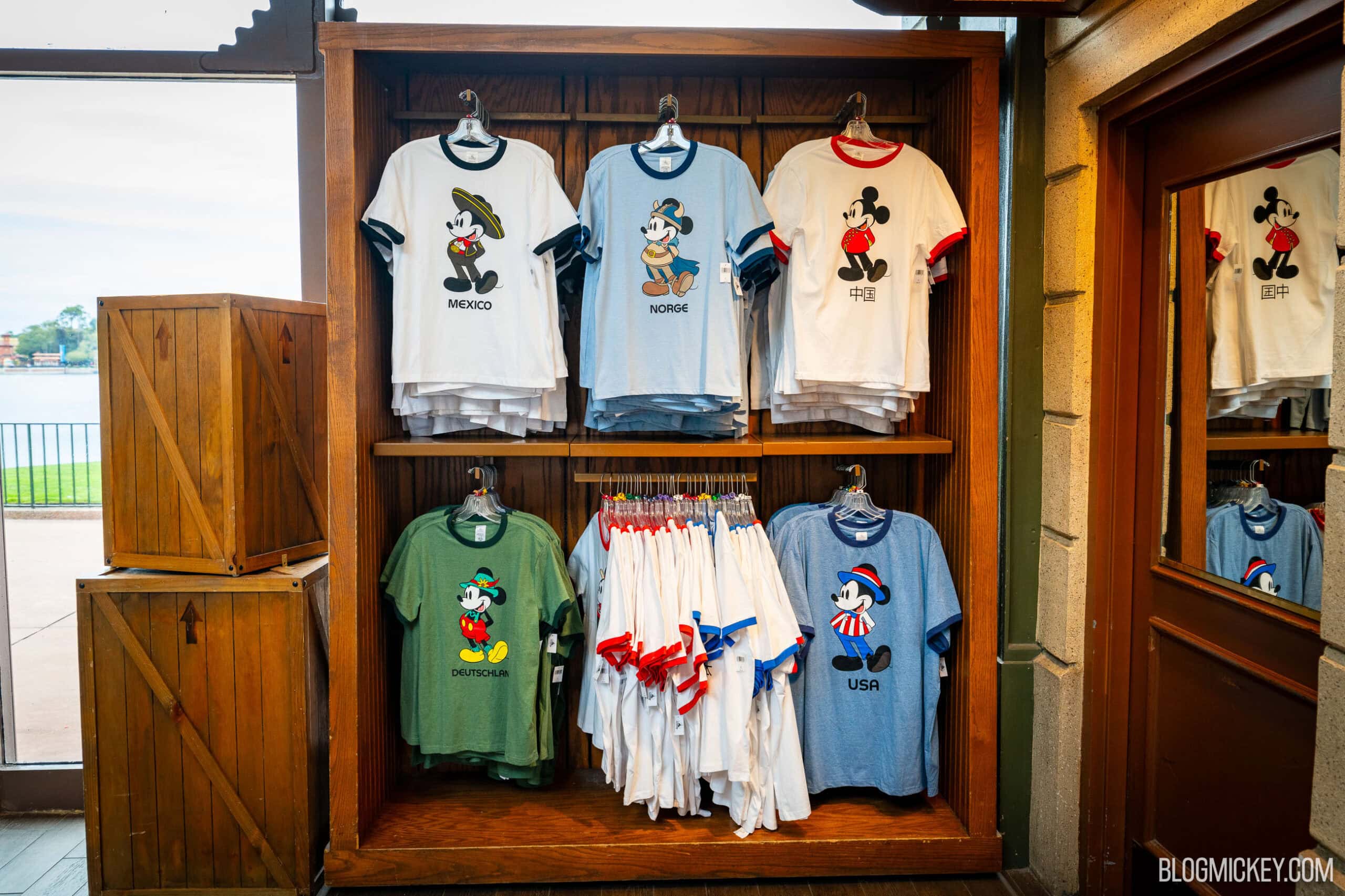 World (Showcase) Traveler Mickey Mouse Merchandise Now Available