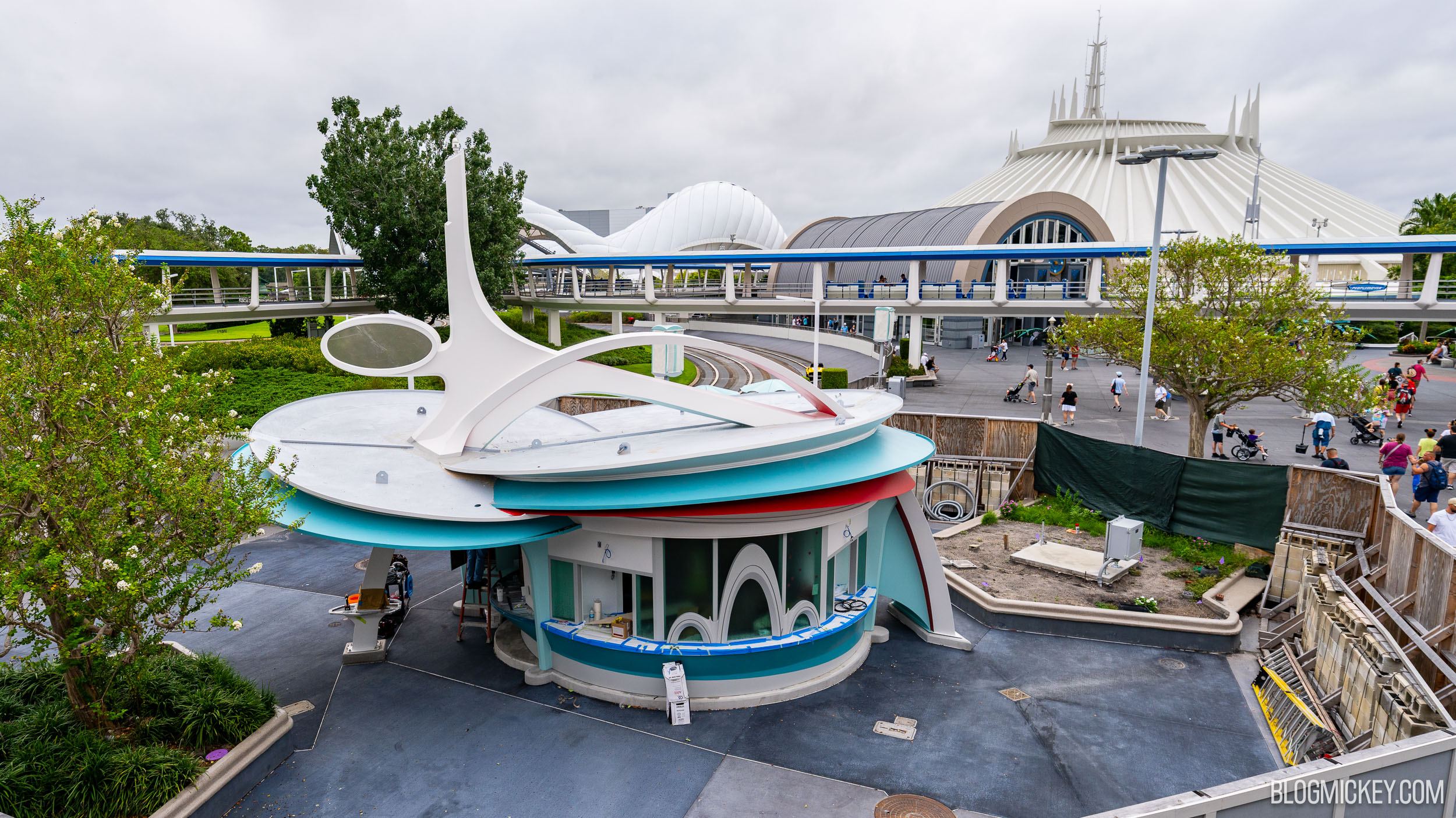 New Look for Cool Ship Kiosk at Magic Kingdom