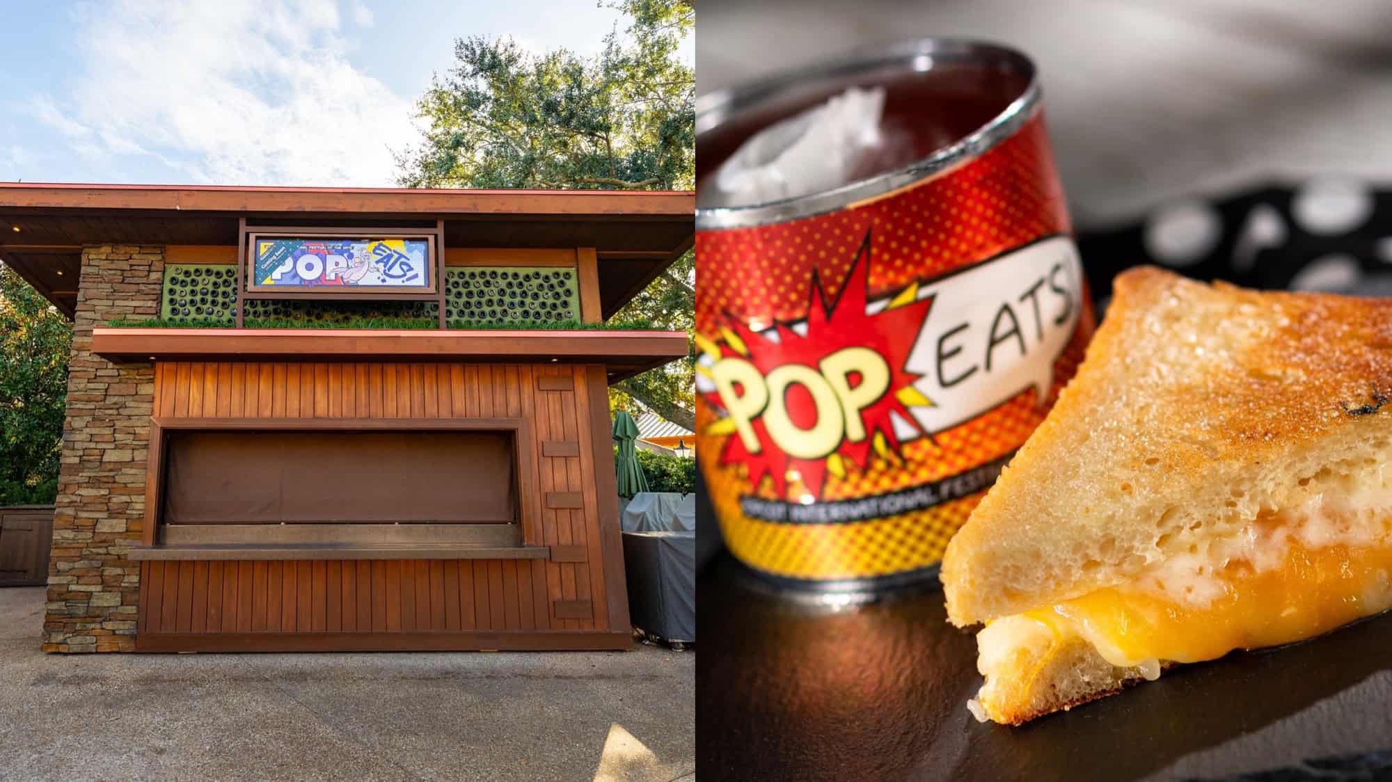 Pop Eats Menu & Food Photos - 2026 EPCOT Festival of the Arts