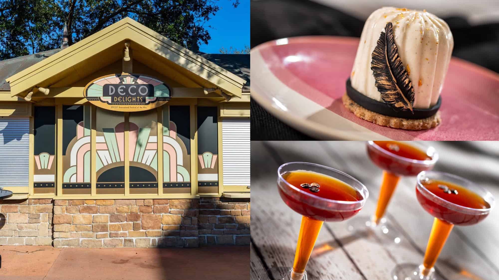Deco Delights Menu & Food Photos - 2026 EPCOT Festival of the Arts