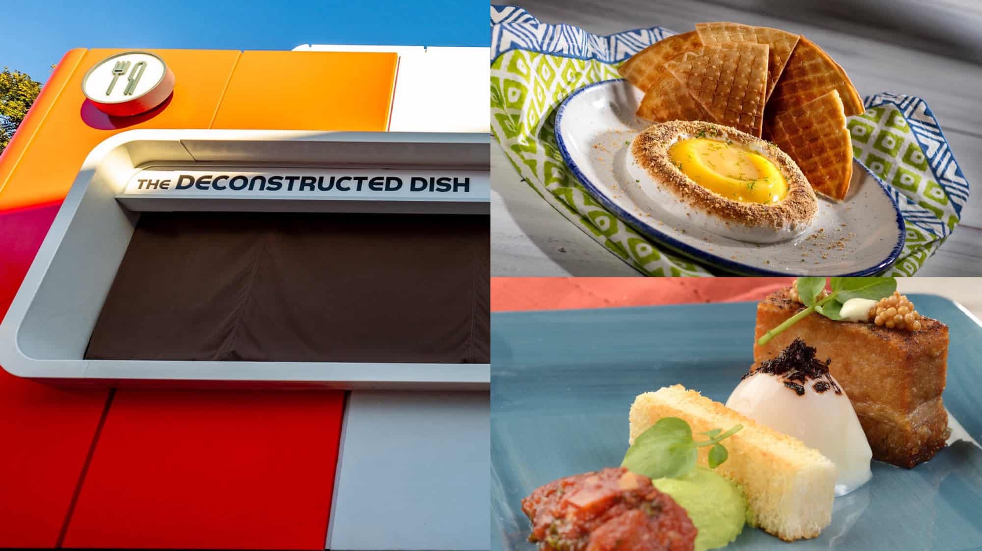 The Deconstructed Dish Menu & Food Photos - 2026 EPCOT Festival of the Arts