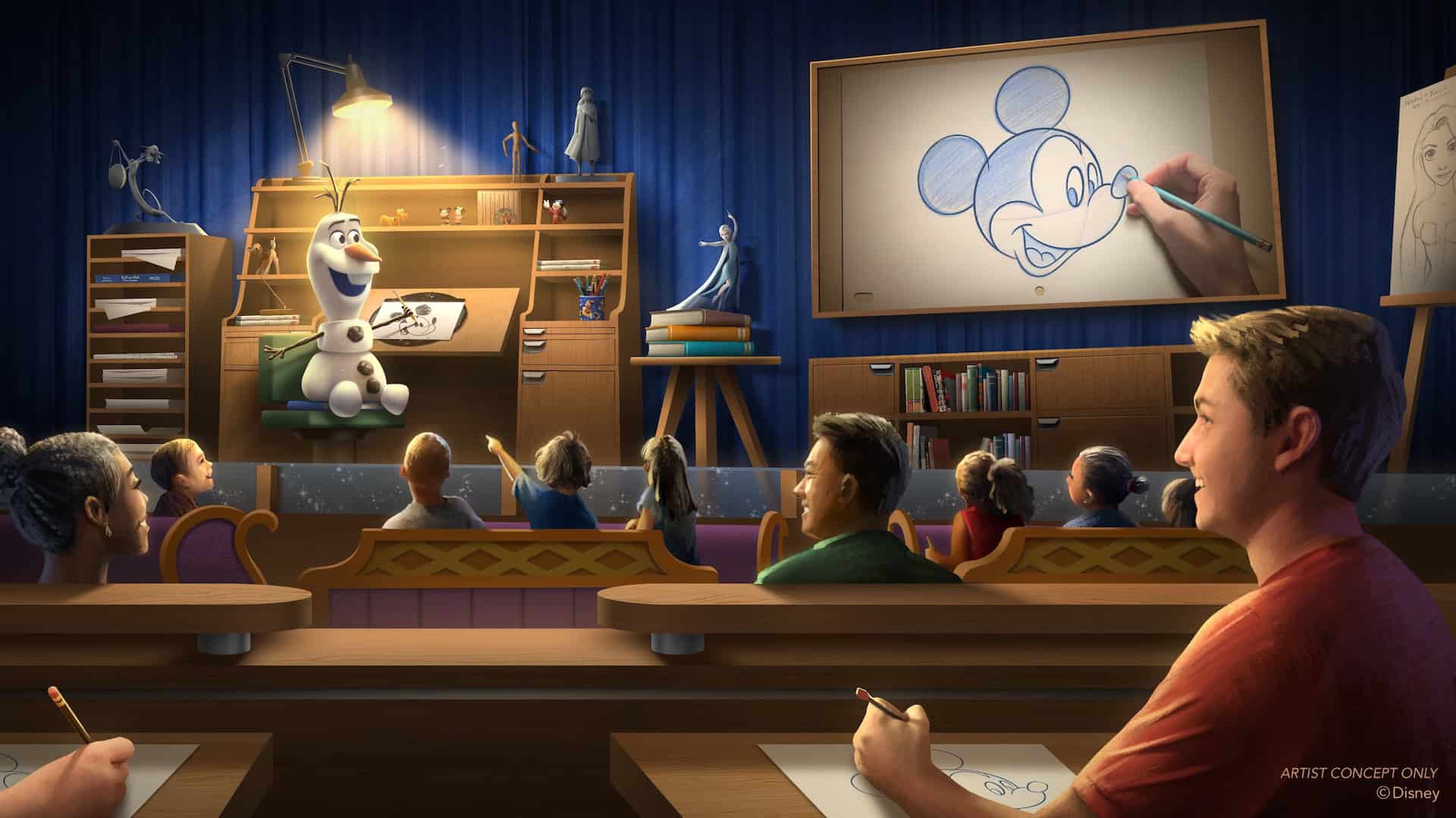 Animation Academy Coming to Hollywood Studios, Hosted by Olaf the Snowman