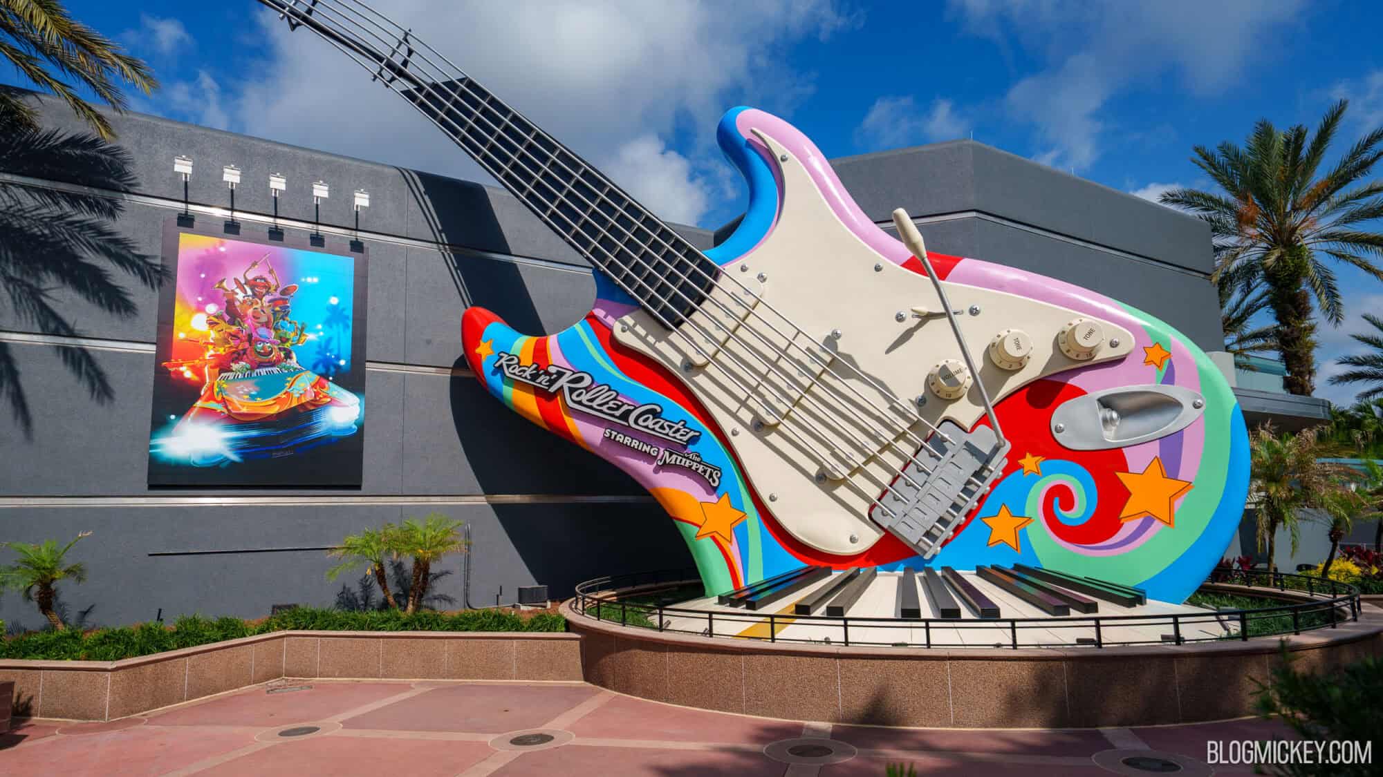 NEW Background Music Debuts in Muppets Rock ‘n’ Roller Coaster Courtyard at Hollywood Studios
