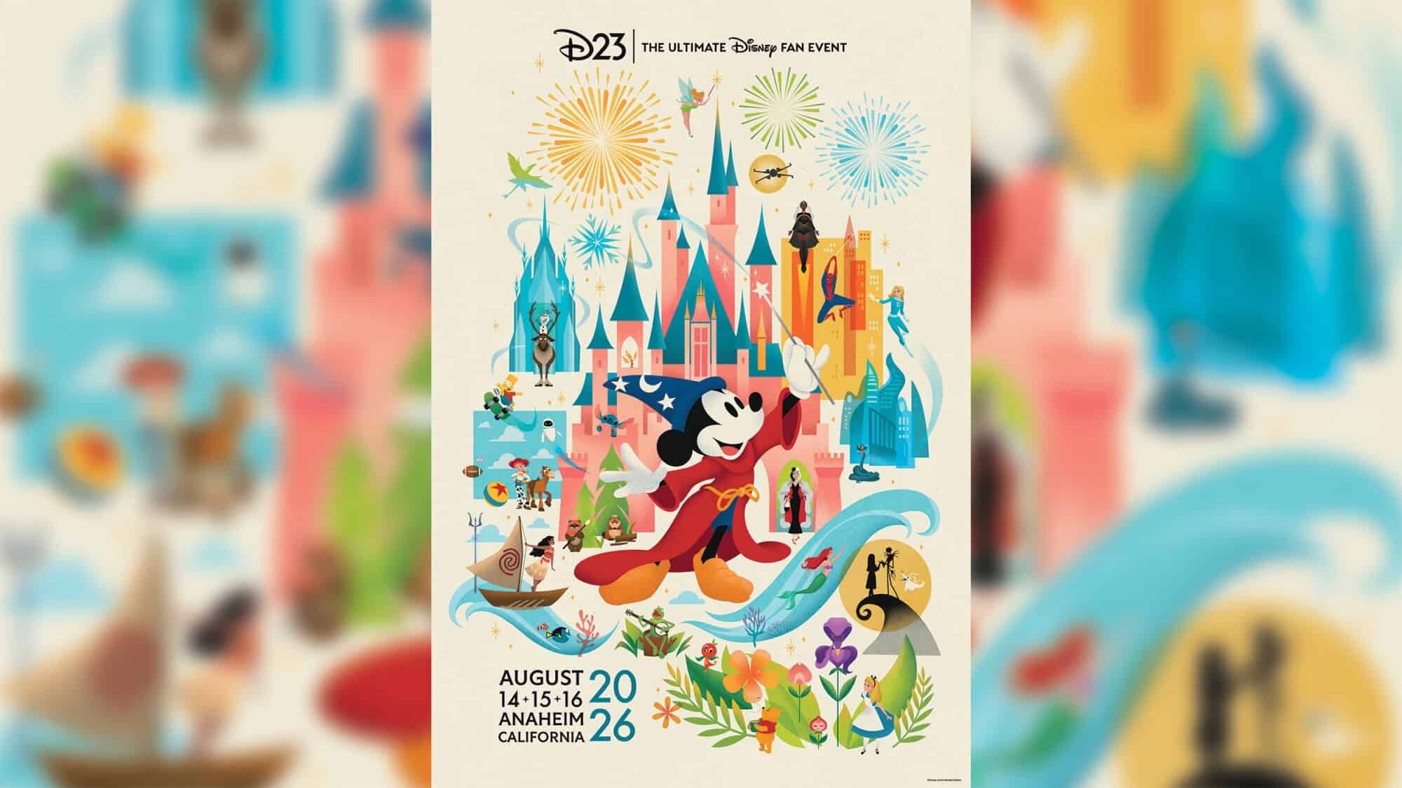 D23 Gold Members Exclusive Fine Art Print at 2026 Expo