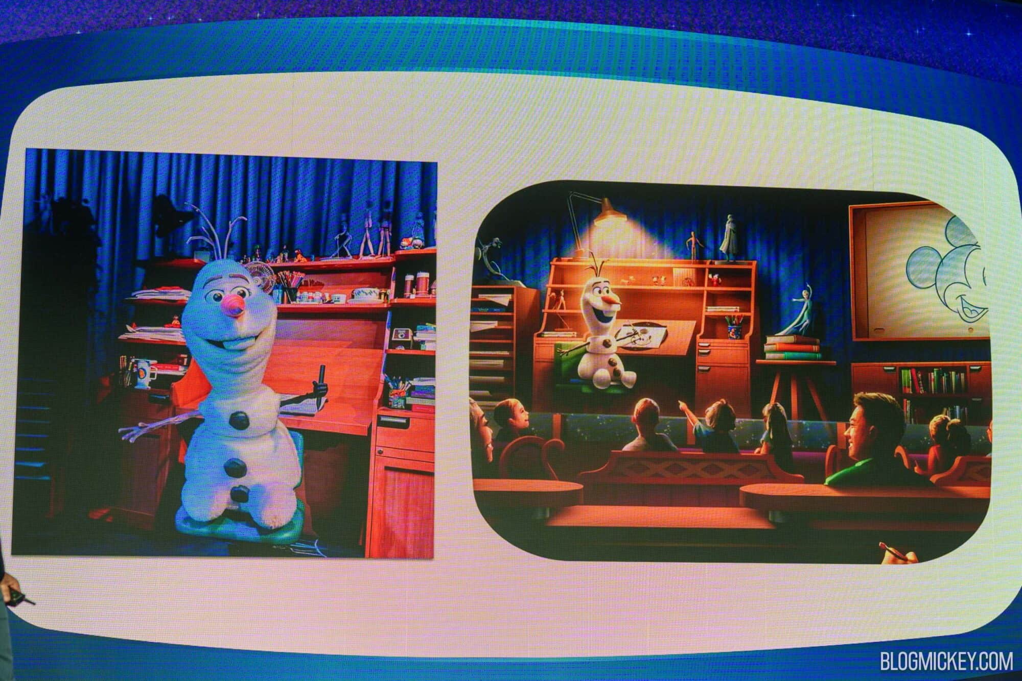 FIRST LOOK: Olaf Audio-Animatronic Coming to Hollywood Studios