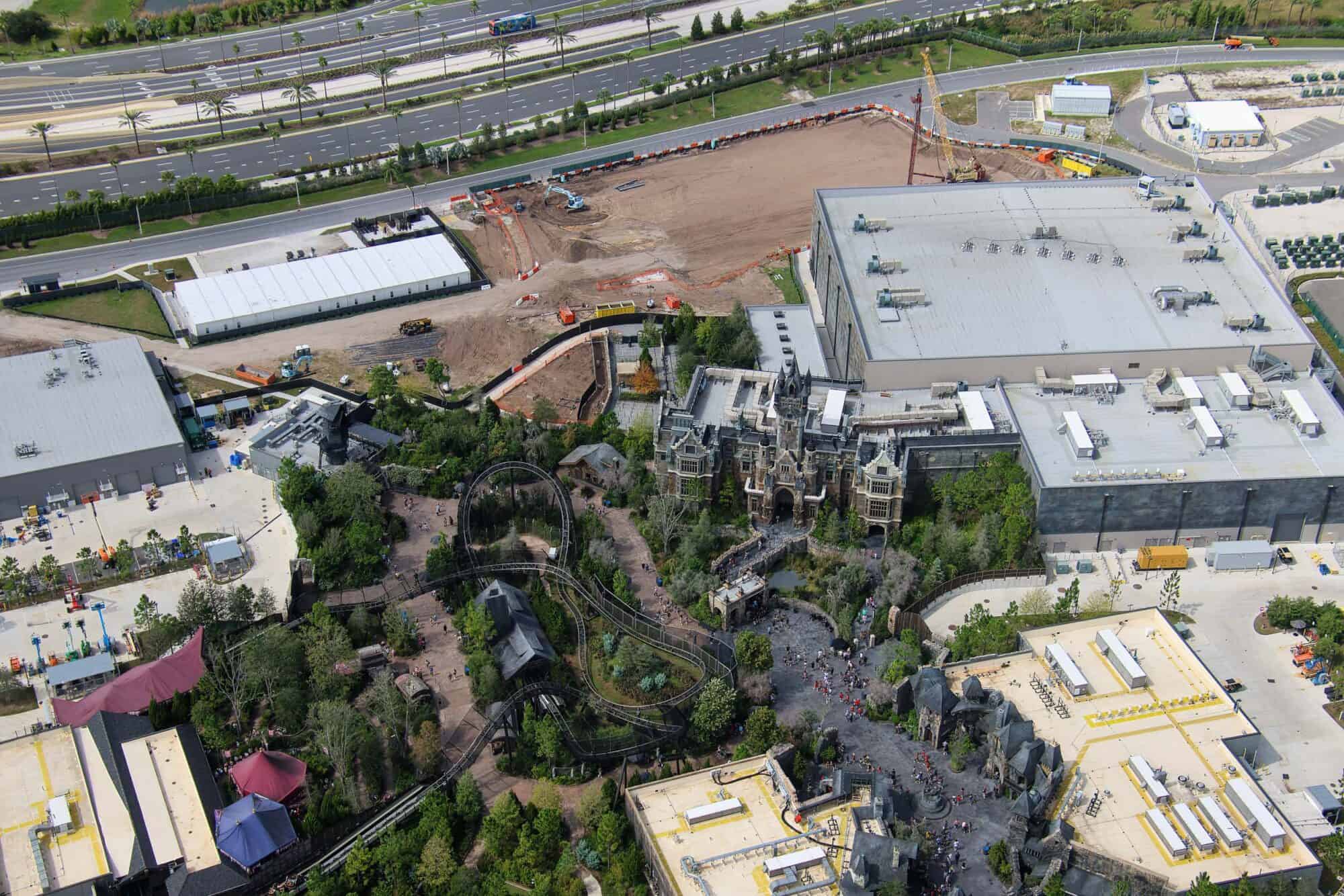 Foundation Work Continues for New Dark Universe Ride at Epic Universe